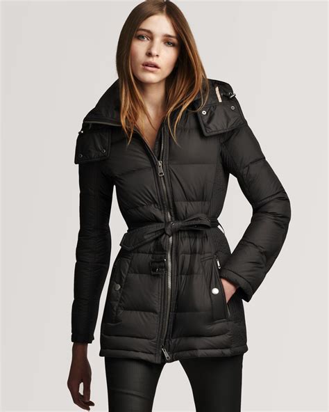 burberry black label down jacket|burberry brit winter down jacket.